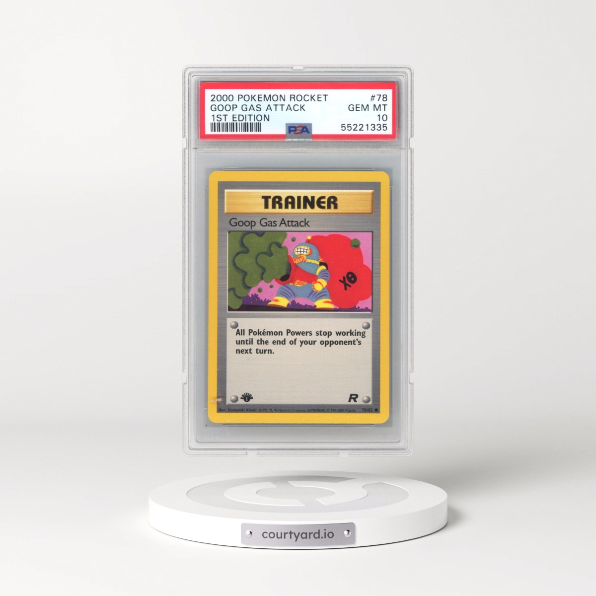 2000 Pokémon Rocket #78 Goop Gas Attack - 1st Edition (PSA 10 GEM MINT)