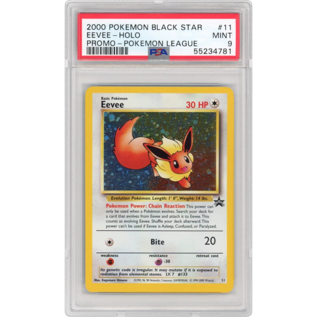 Eevee card artwork