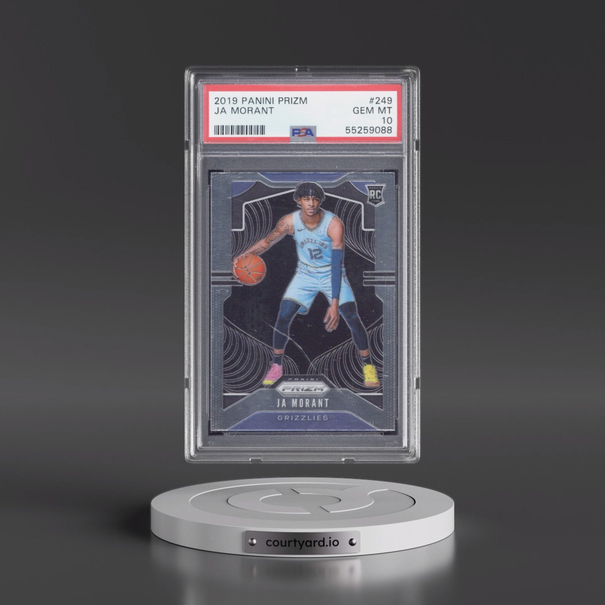 2019 Panini Prizm #249 Ja Morant (PSA 10 GEM MINT)