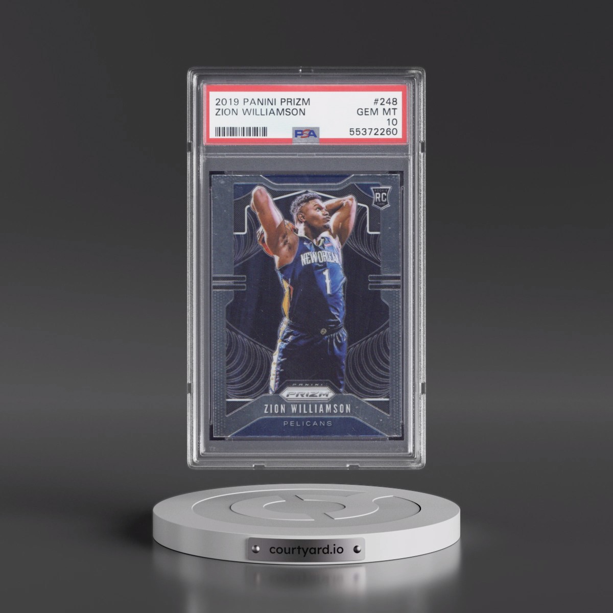 2019 Panini Prizm #248 Zion Williamson (PSA 10 GEM MINT)