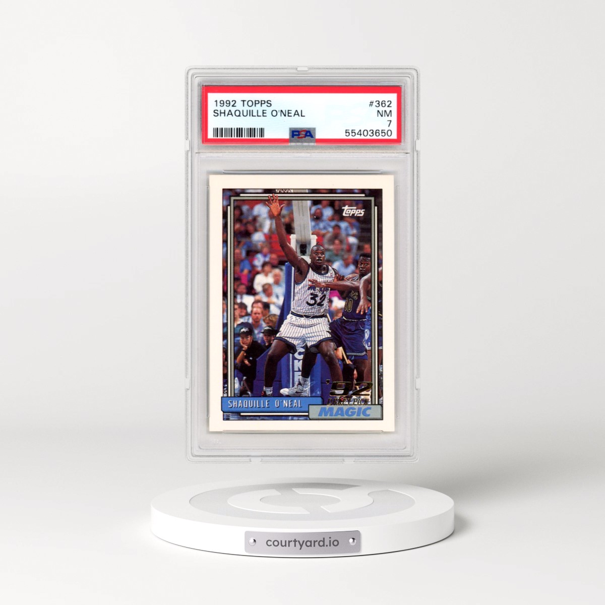 1992 Topps #362 Shaquille O'Neal (PSA 7 NM)