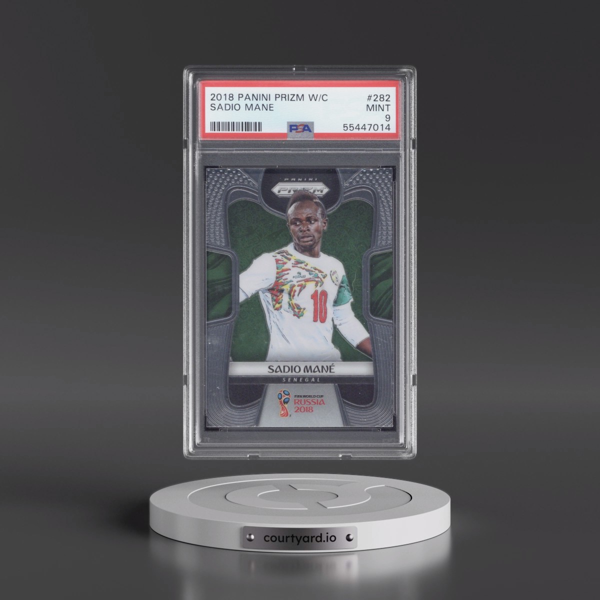2018 Panini Prizm World Cup Sadio Mane #282 PSA 9