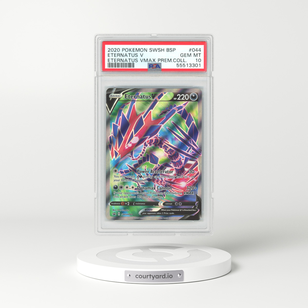 2020 Sword & Shield #44 Eternatus V (PSA 10 GEM MINT)