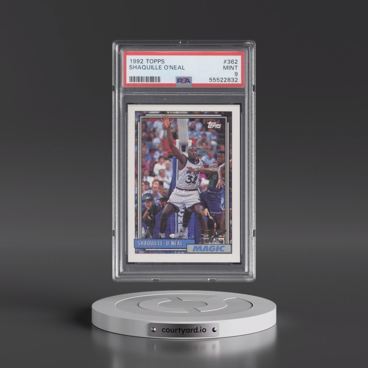 1992 Topps #362 Shaquille O'Neal (PSA 9 MINT)