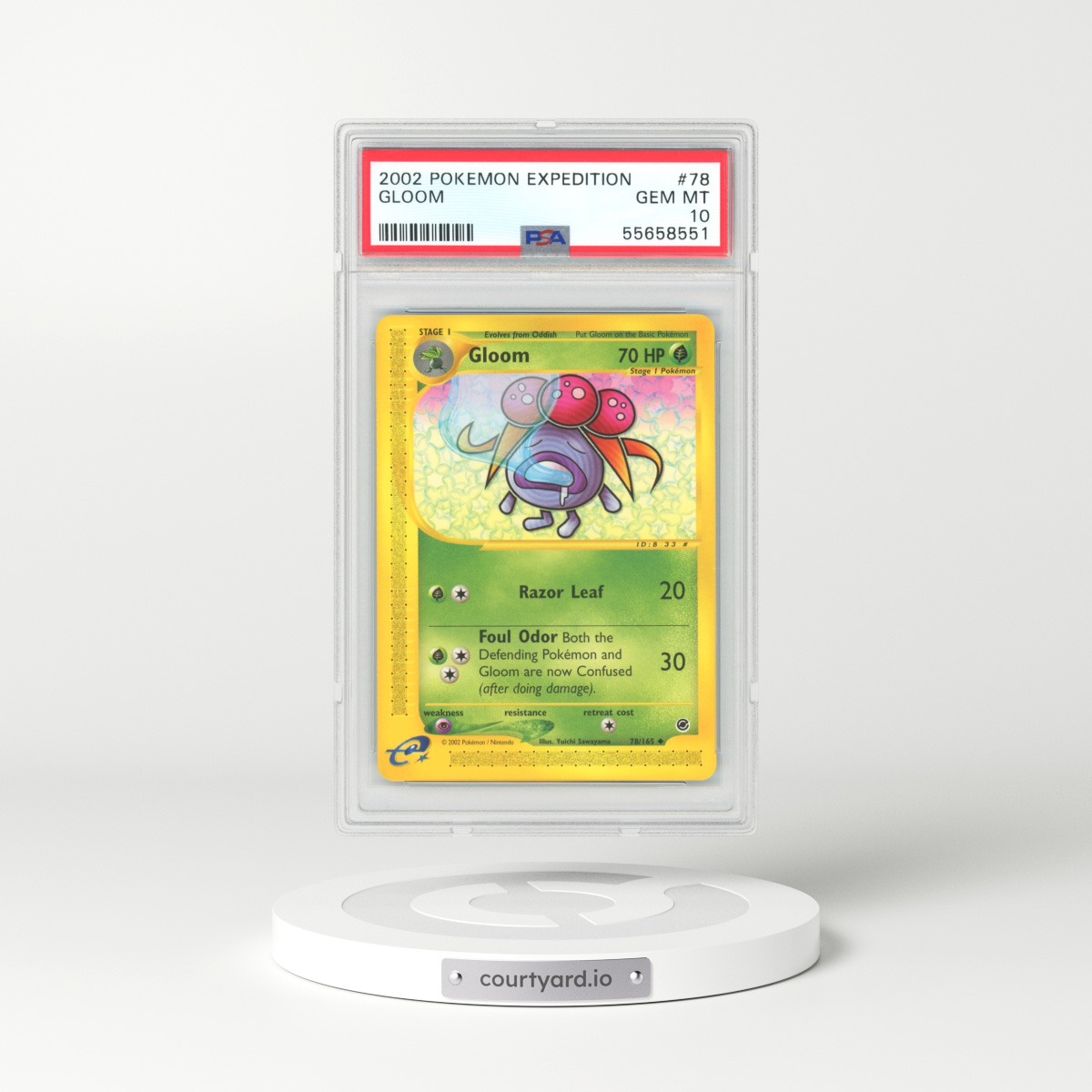 2002 Expedition #78 Gloom - e-Card Symbol (PSA 10 GEM MINT)