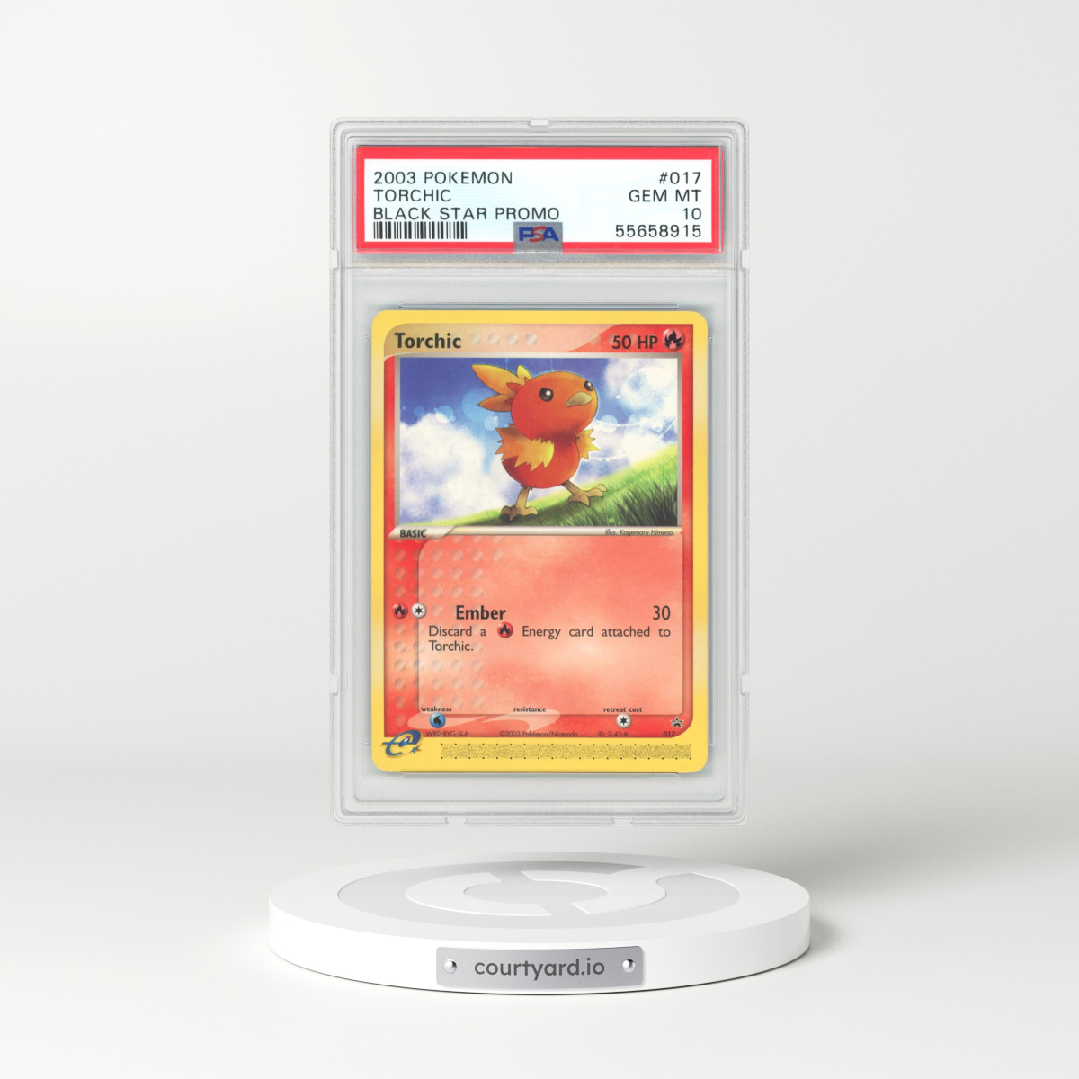 2004 Black Star Promo #17 Torchic (PSA 10 GEM MINT)