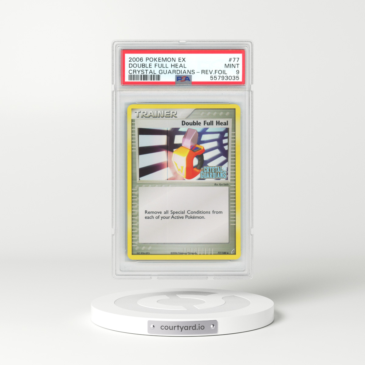 2006 EX Crystal Guardians #77 Double Full Heal (PSA 9 MINT)