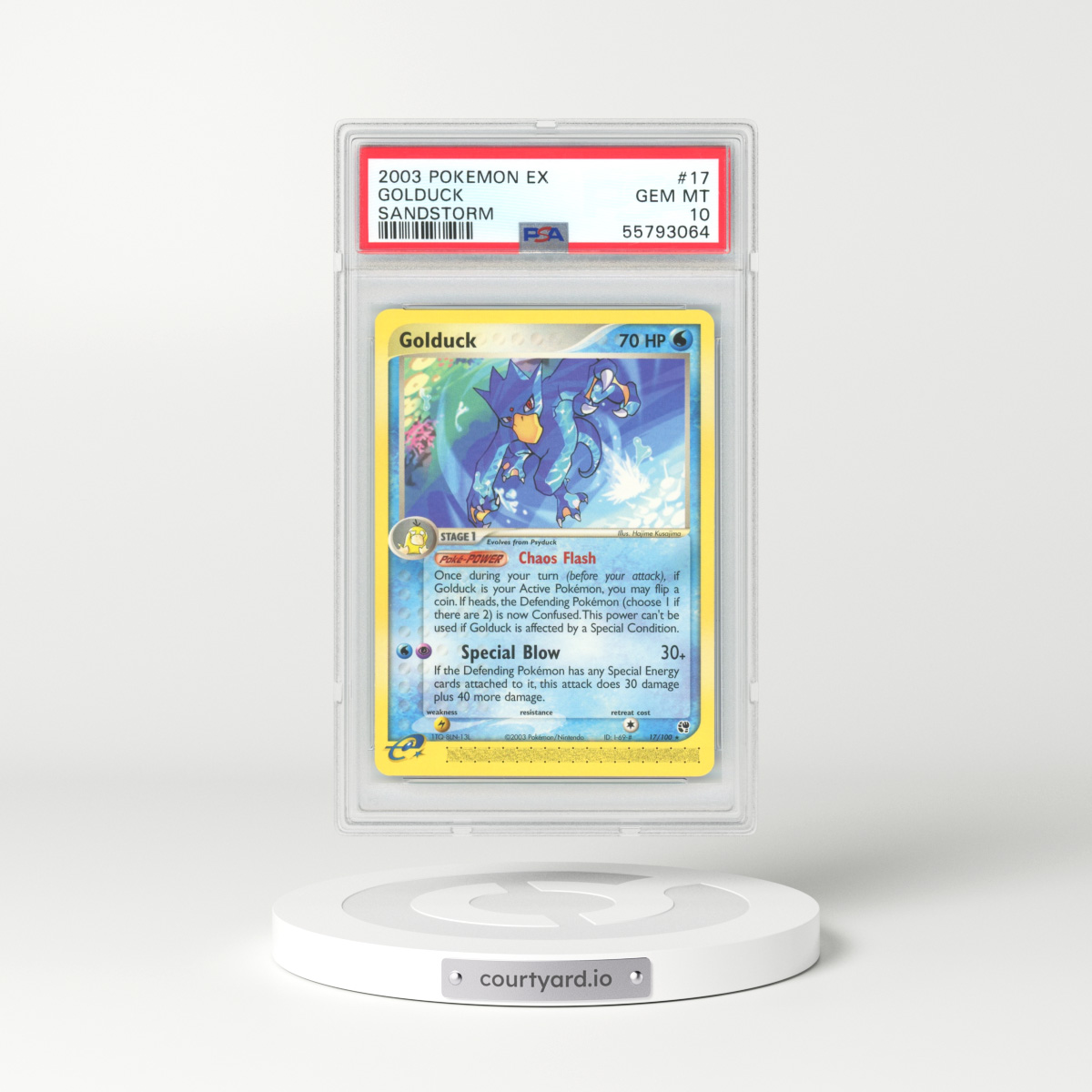 2003 EX Sandstorm #17 Golduck (PSA 10 GEM MINT)