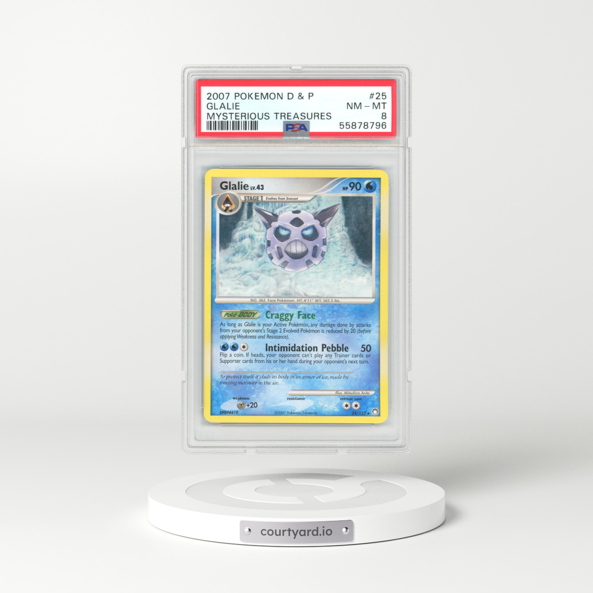 2007 Mysterious Treasures #25 Glalie (PSA 8 NM-MT)