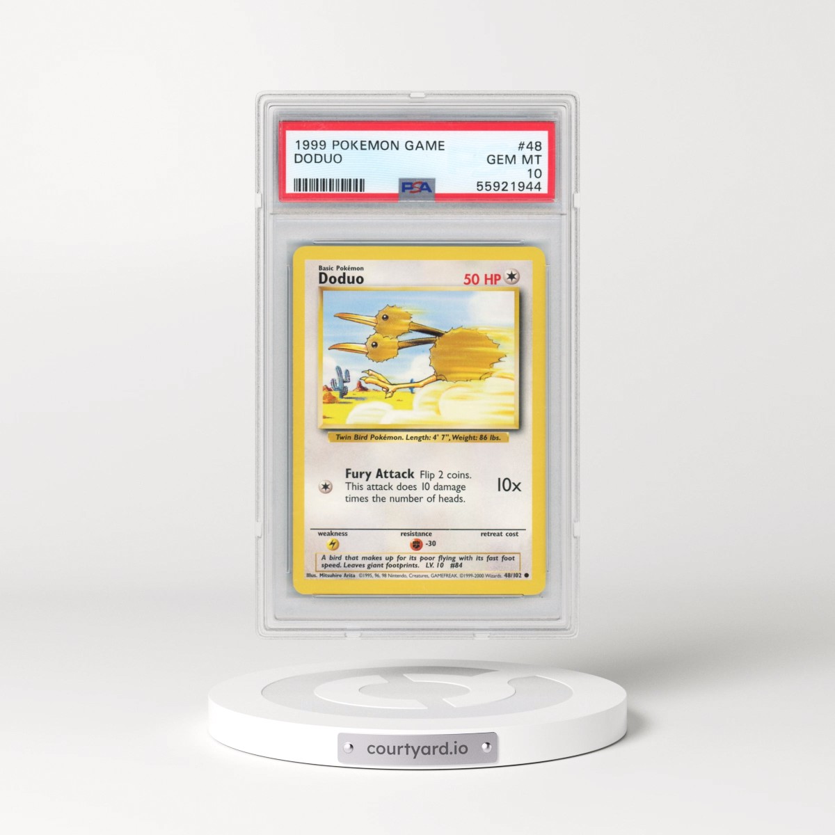 1999 Pokémon Game #48 Doduo (PSA 10 GEM MINT)