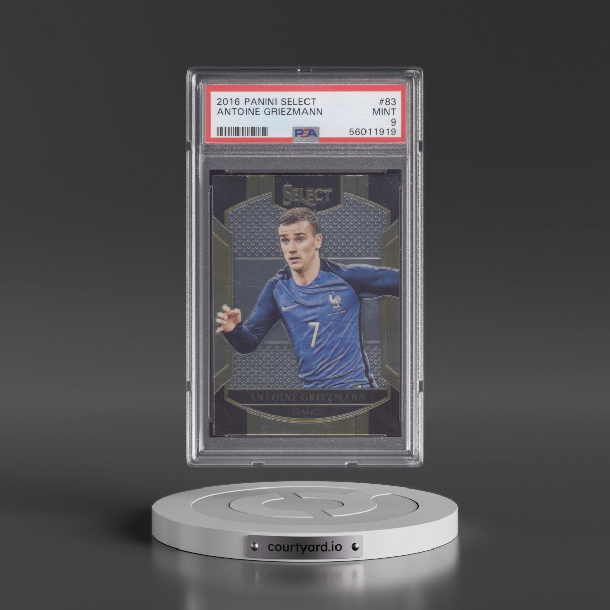2016 Panini Select #83 Antoine Griezmann (PSA 9 MINT)