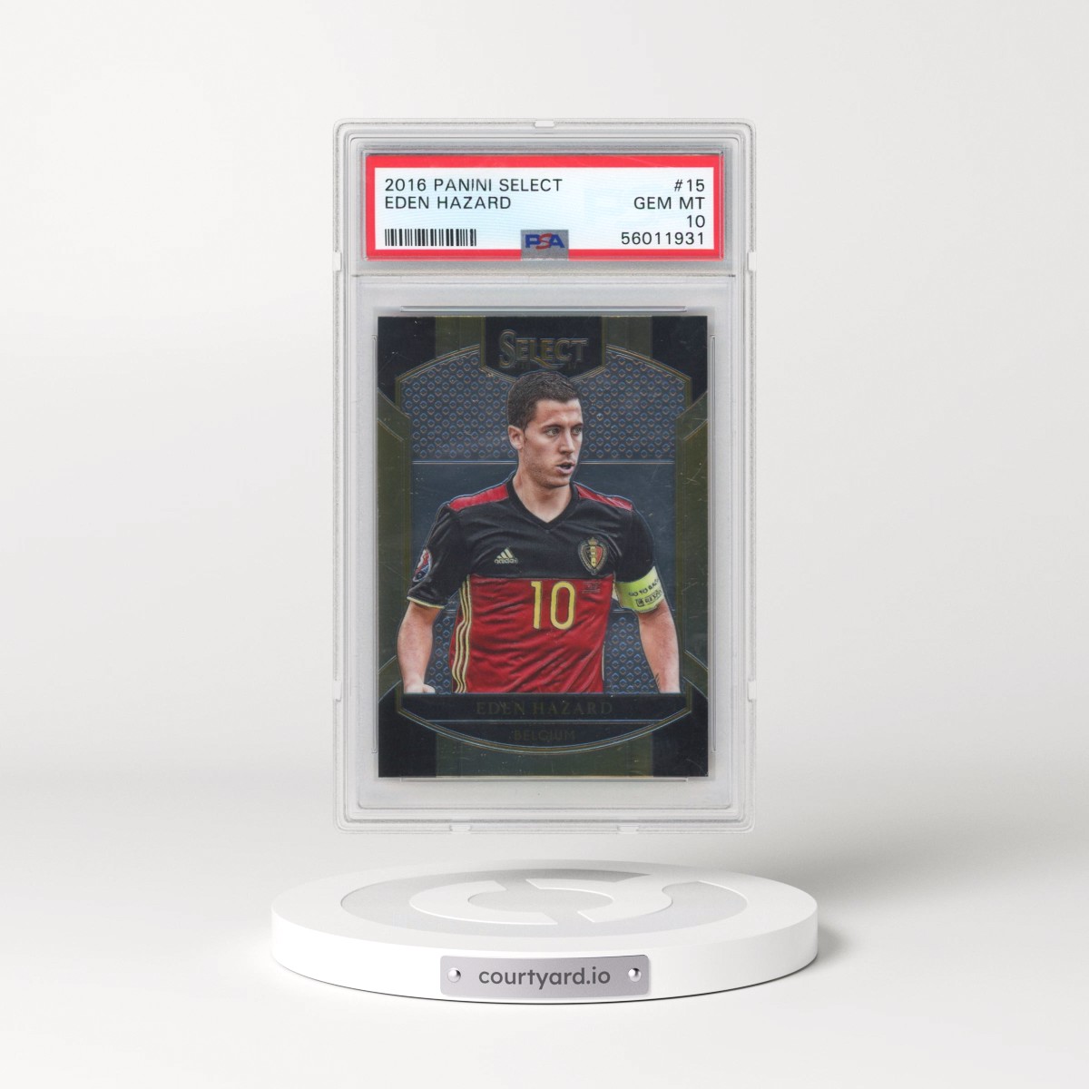 2016 Panini Select Eden Hazard #15 PSA 10