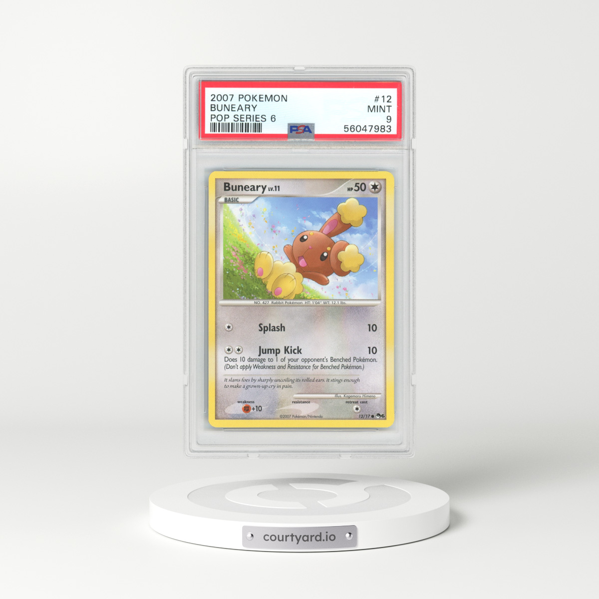 2007 Pop Series 6 #12 Buneary (PSA 9 MINT)