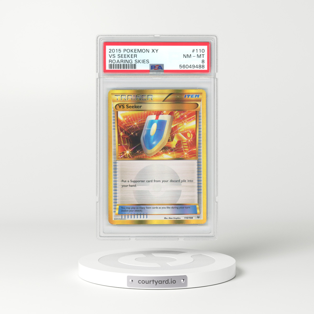 2015 Roaring Skies #110 VS Seeker - Holo (PSA 8 NM-MT)