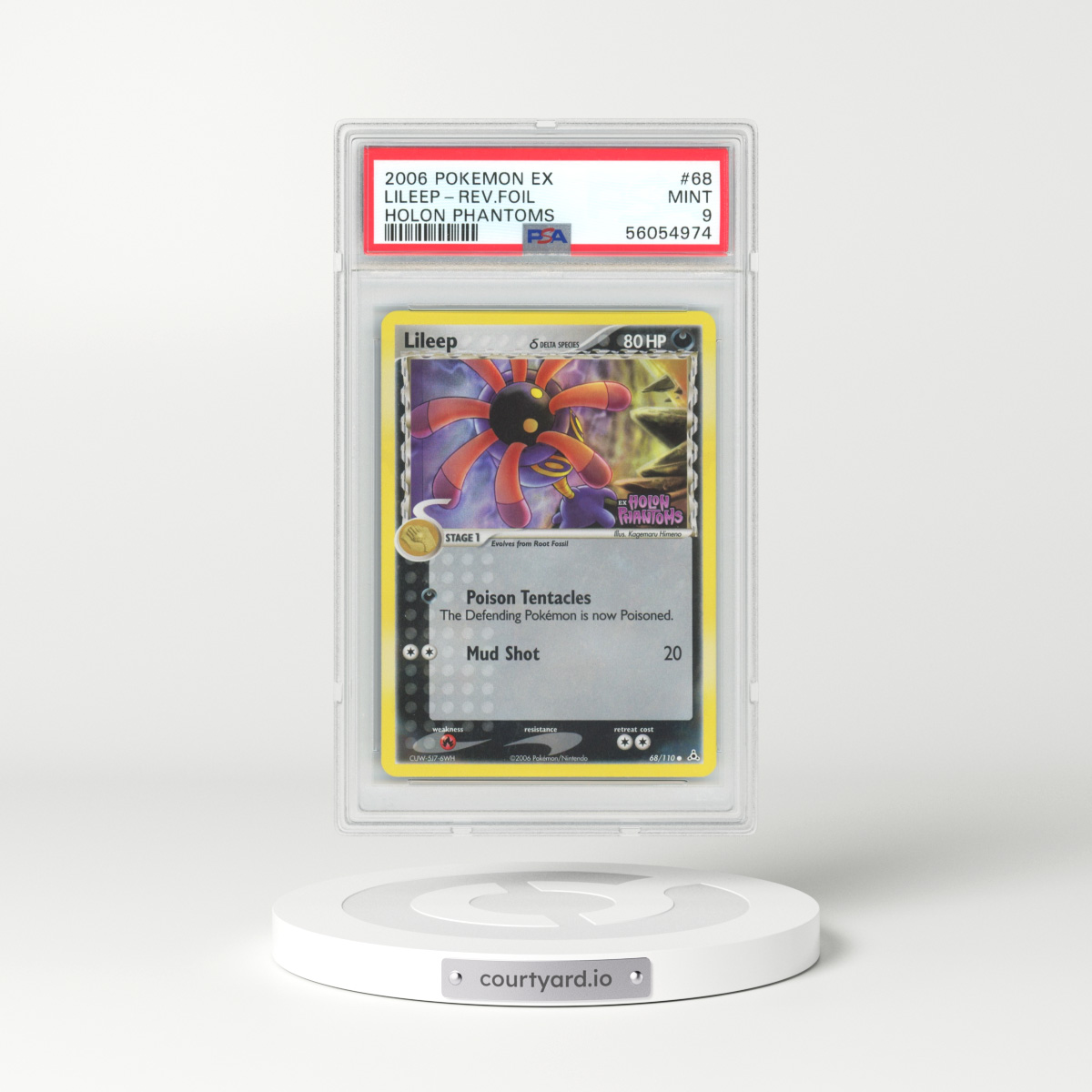 2006 EX Holon Phantoms #68 Lileep - Holo (PSA 9 MINT)