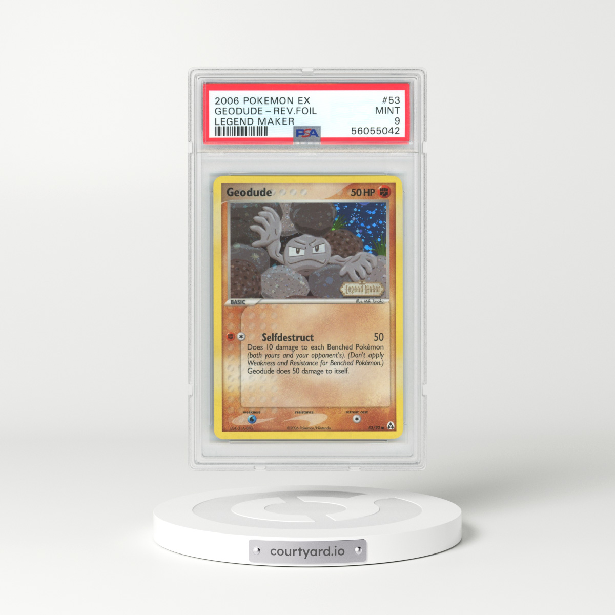 2006 EX Legend Maker #53 Geodude (PSA 9 MINT)