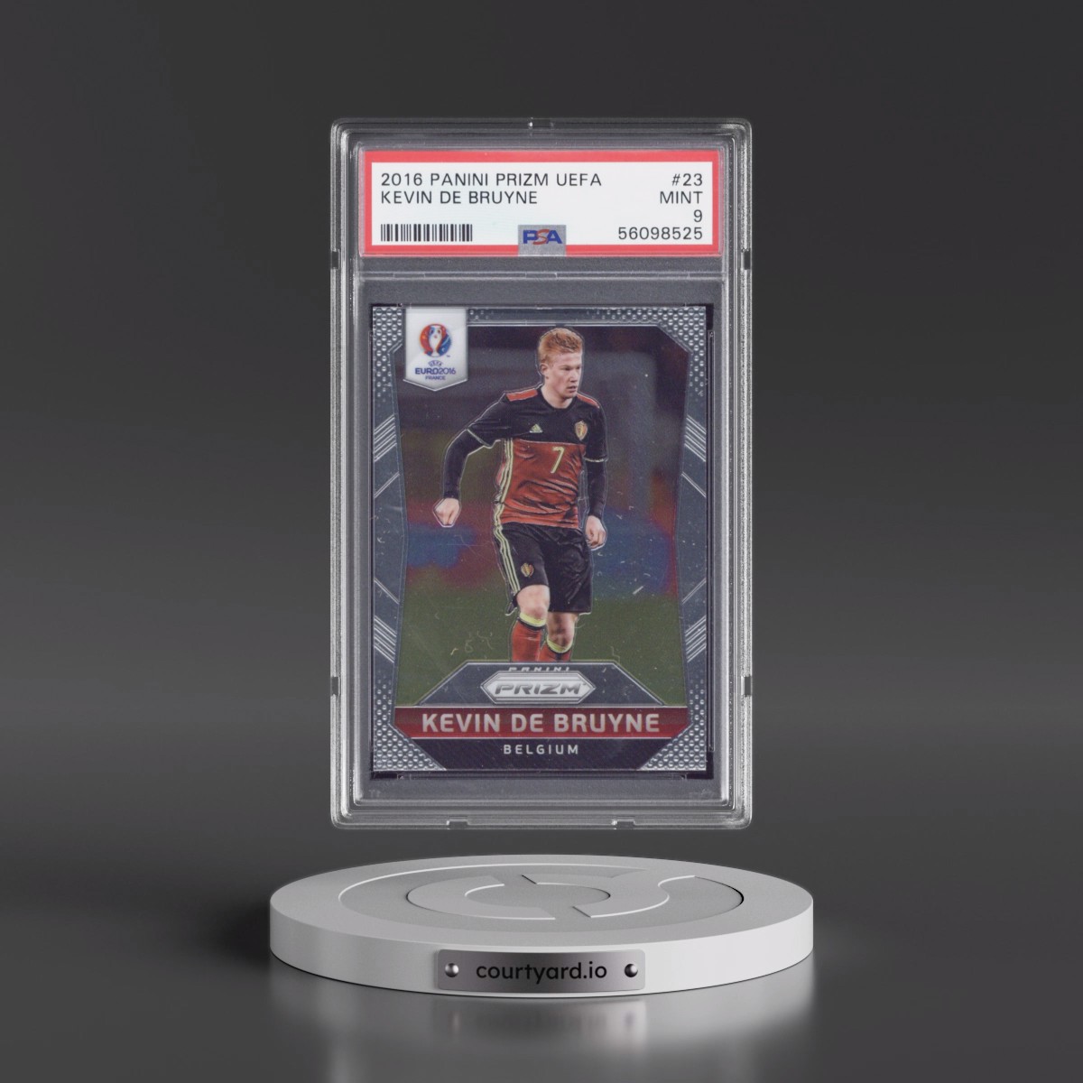 2016 Panini Prizm UEFA #23 Kevin de Bruyne (PSA 9 MINT)