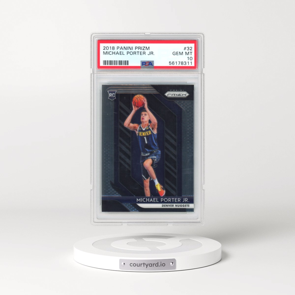 2018 Panini Prizm #32 Michael Porter Jr. (PSA 10 GEM MINT)