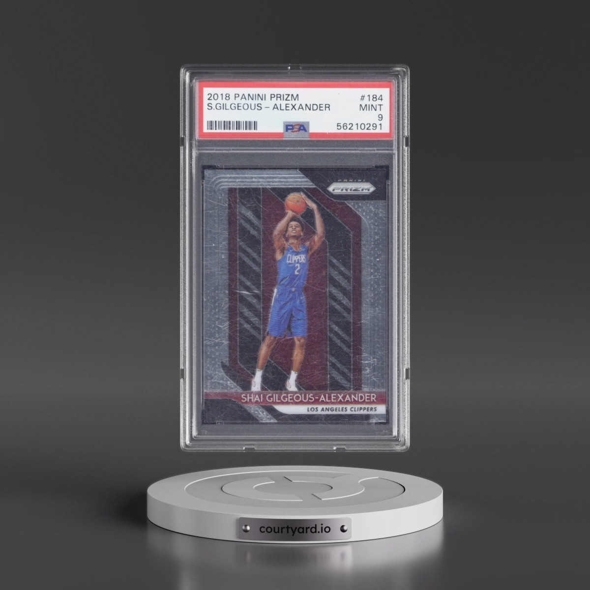 2018 Panini Prizm #184 Shai Gilgeous-Alexander (PSA 9 MINT)