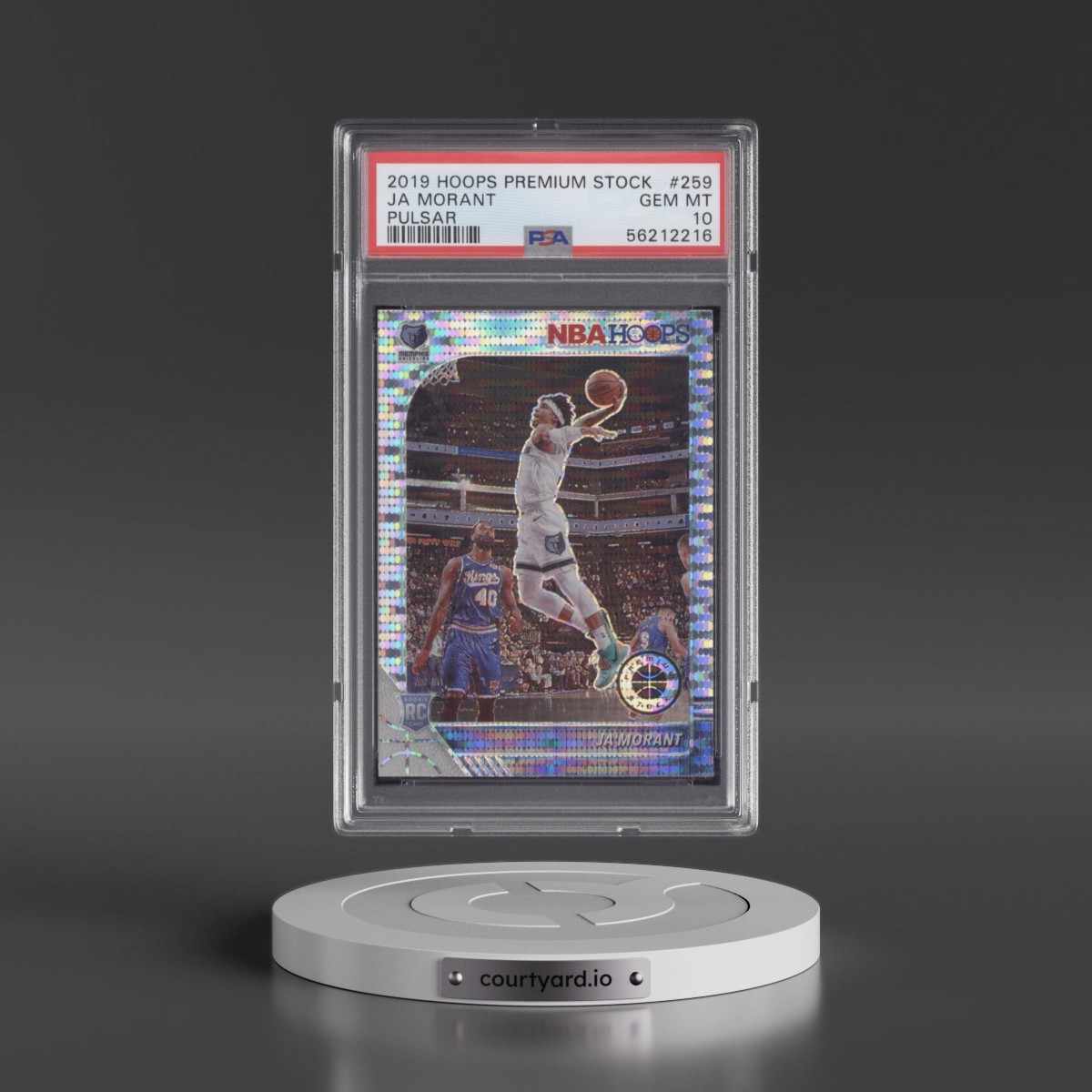 2019 Panini Hoops Premium Stock #259 Ja Morant - Pulsar (PSA 10 GEM MINT)