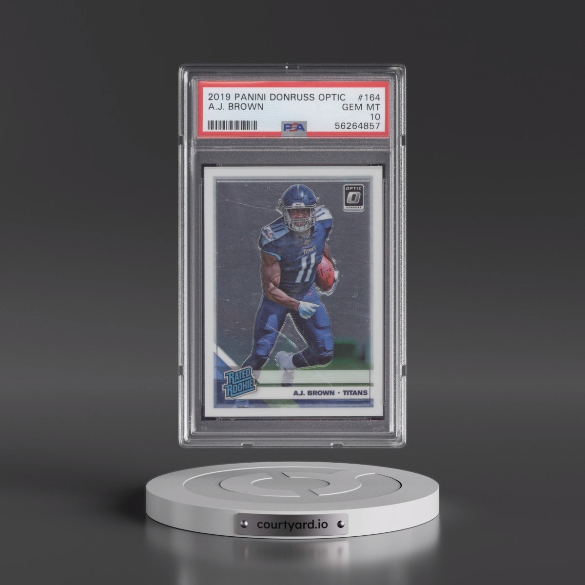 2019 Panini Donruss Optic #164 A.J. Brown (PSA 10 GEM MINT)