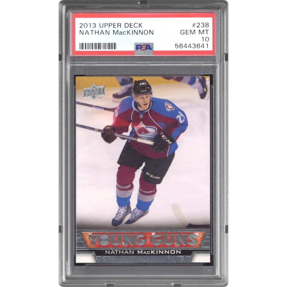 2013 Upper Deck #238 Nathan MacKinnon (PSA 10 GEM MINT)