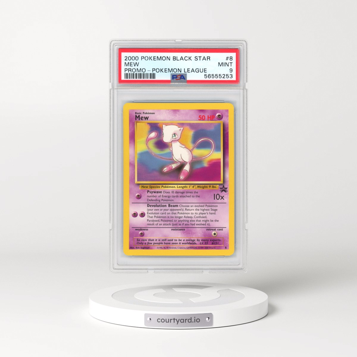 2000 Black Star Promo #8 Mew (PSA 9 MINT)