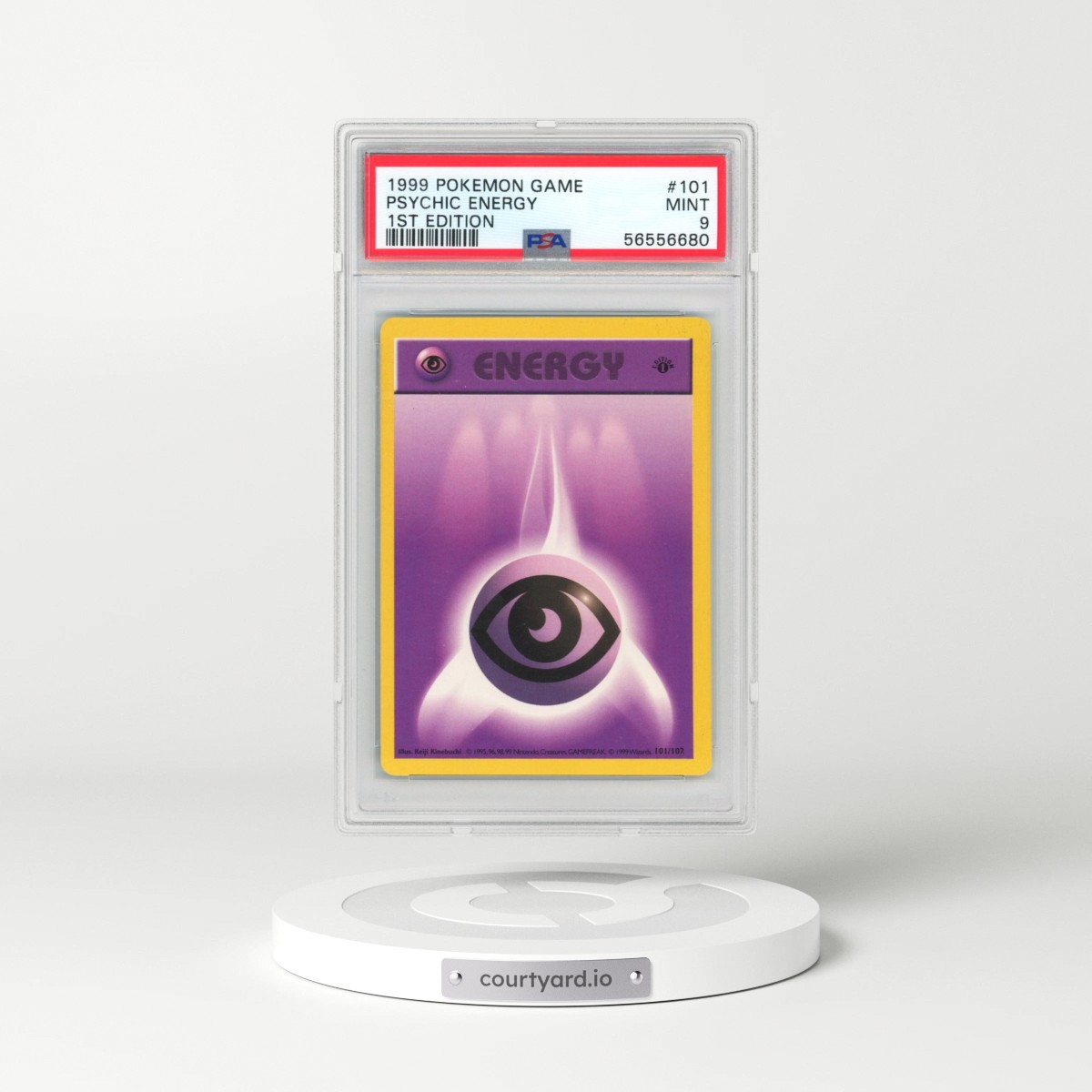 1999 Pokémon Game #101 Psychic Energy - 1st Edition (PSA 9 MINT)