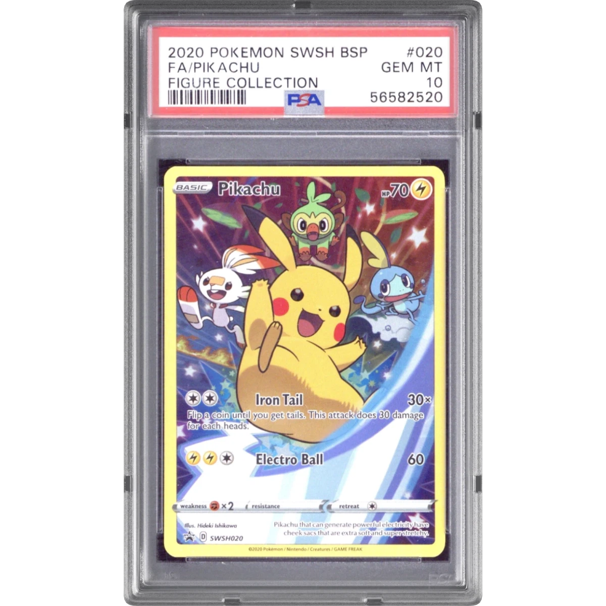 2020 pikachu pokemon card value SWSH Vivid Voltage V #043 PSA 10 – Yamacardo Attack 2 Pikachu 065 SWSH01 Sword &