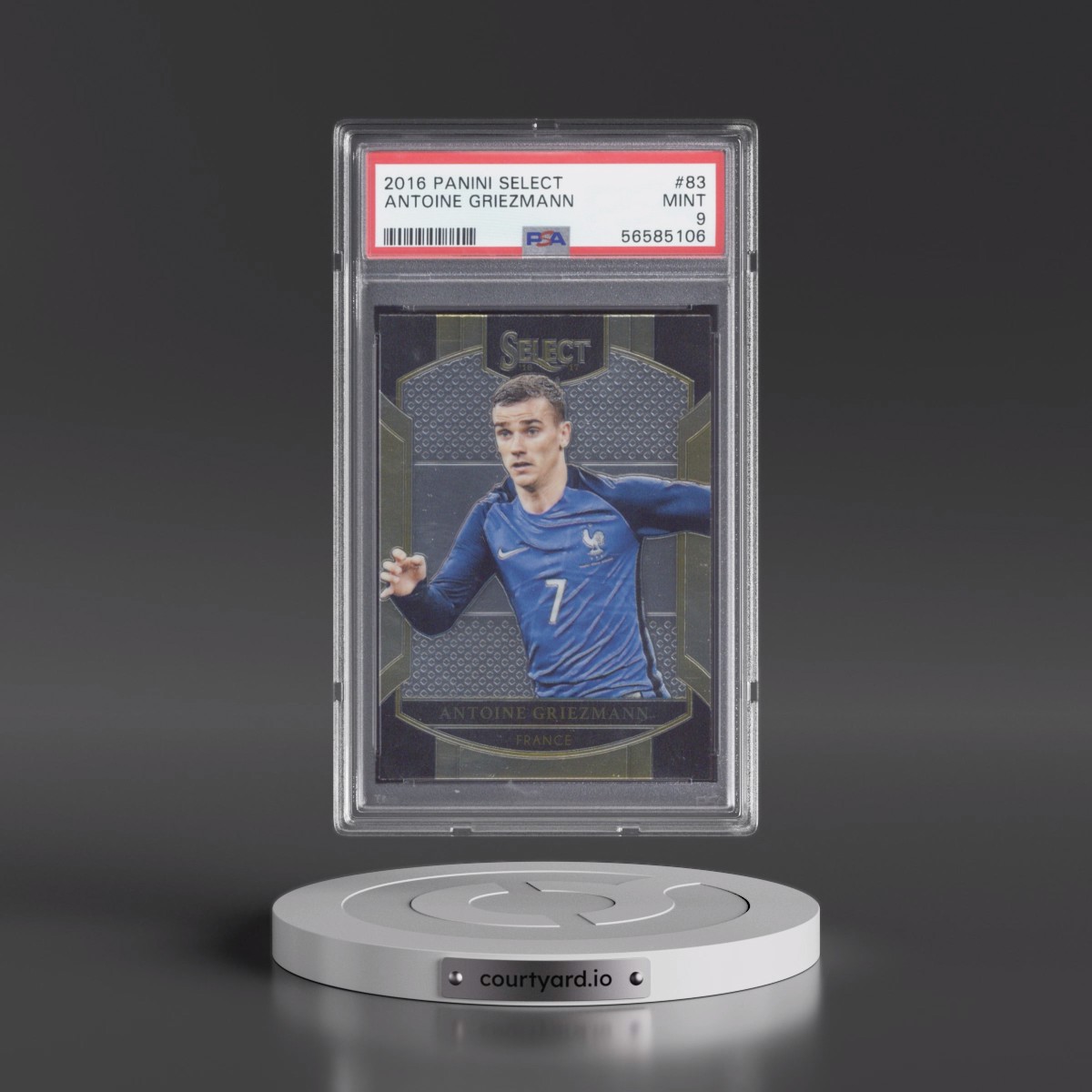 2016 Panini Select #83 Antoine Griezmann (PSA 9 MINT)