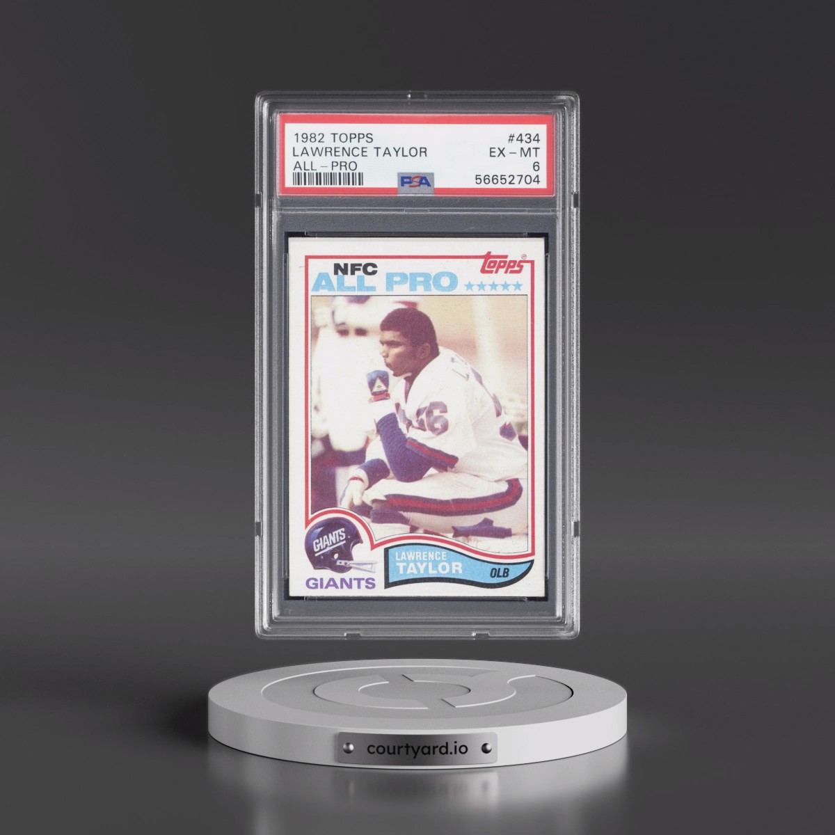1982 Topps Lawrence Taylor - All-Pro #434 PSA 6