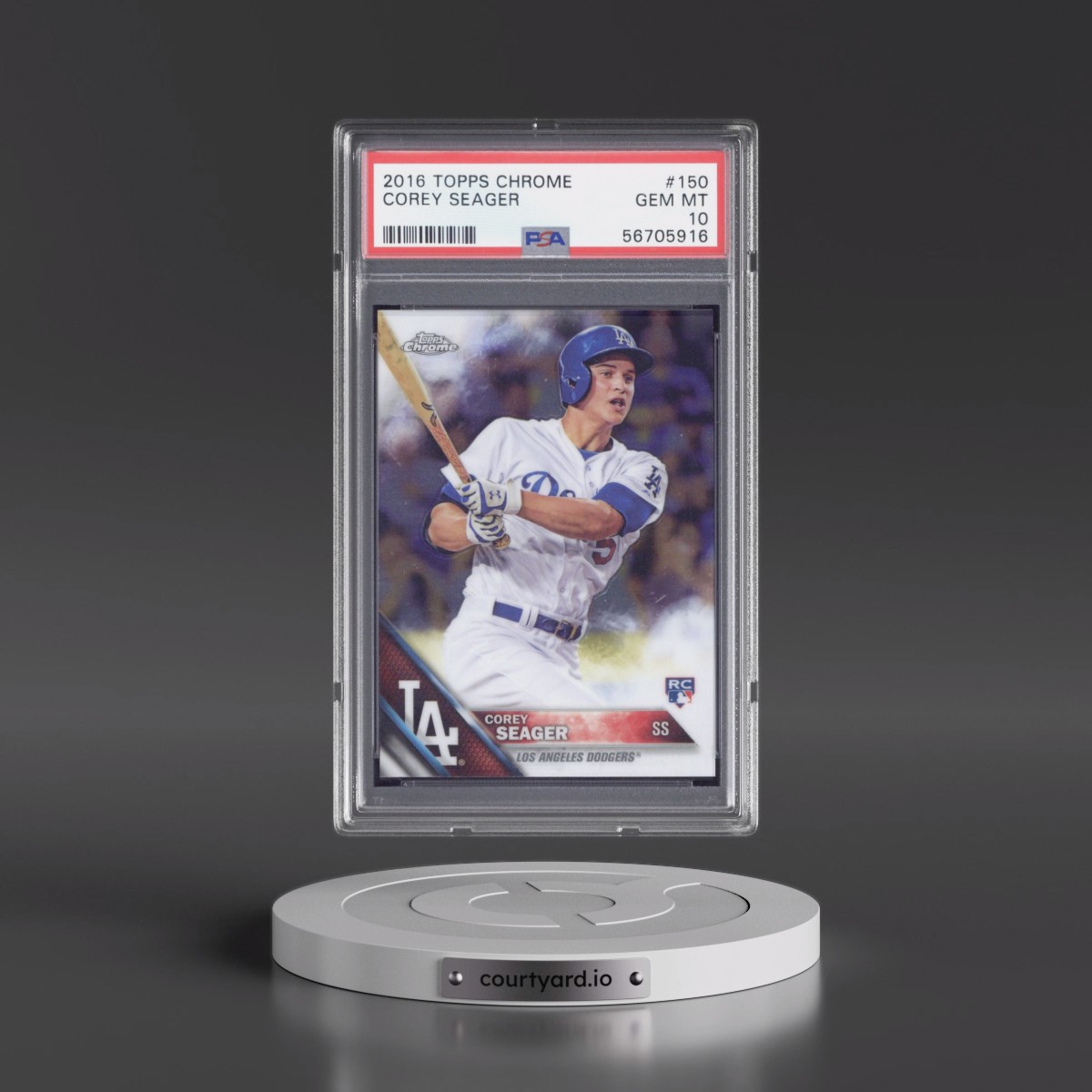 2016 Topps Chrome Corey Seager #150 PSA 10