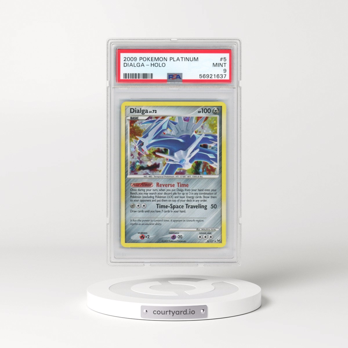 2009 Pokémon Platinum #5 Dialga - Holo (PSA 9 MINT)