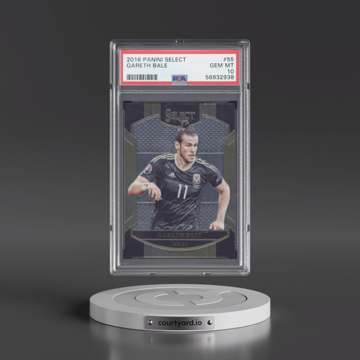 2016 Panini Select #55 Gareth Bale (PSA 10 GEM MINT)