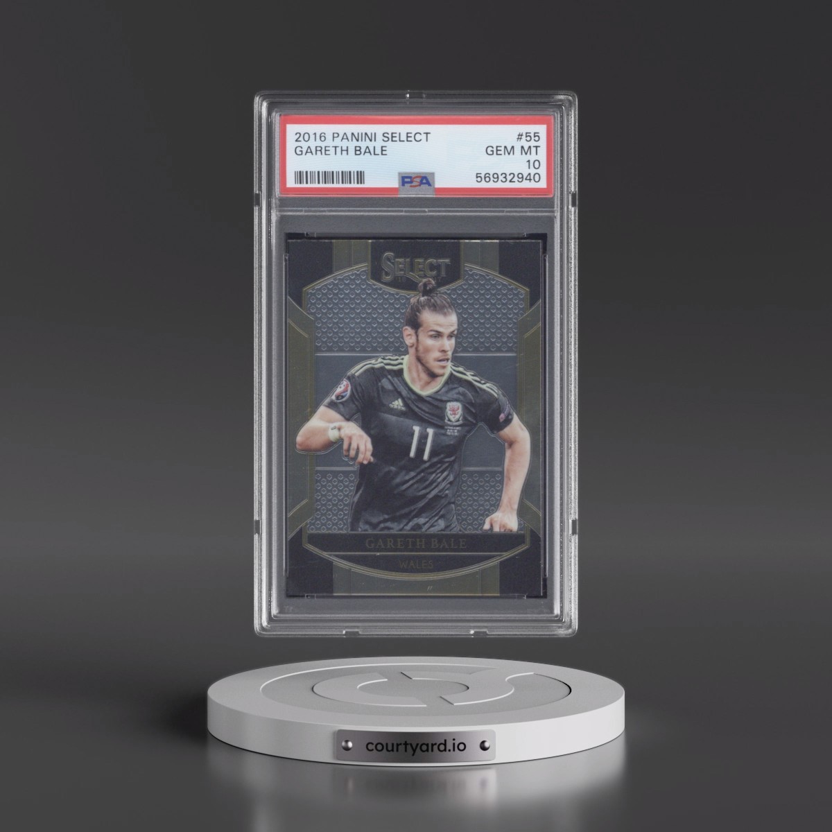 2016 Panini Select #55 Gareth Bale (PSA 10 GEM MINT)
