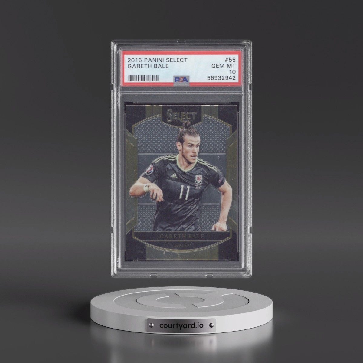 2016 Panini Select #55 Gareth Bale (PSA 10 GEM MINT)