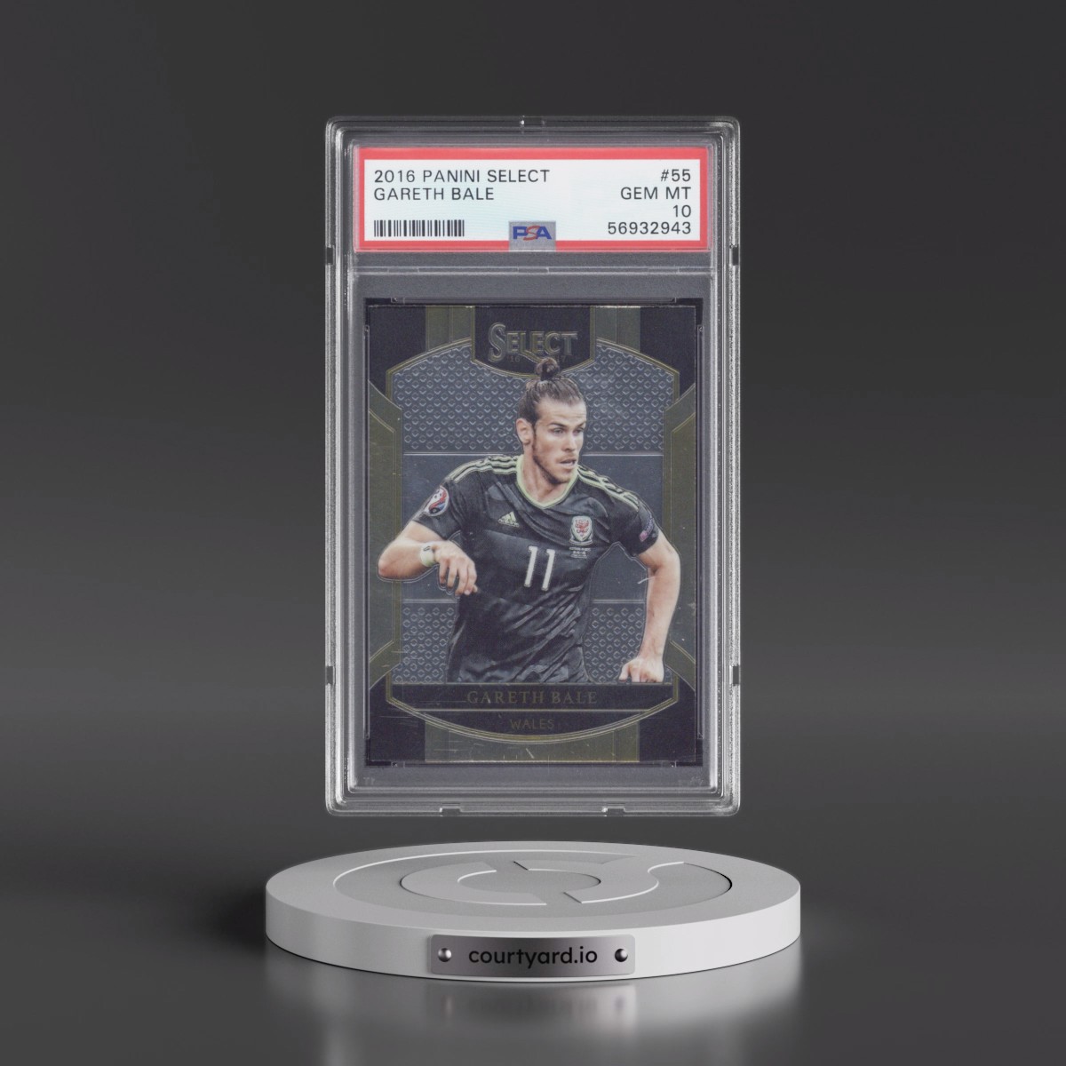2016 Panini Select #55 Gareth Bale (PSA 10 GEM MINT)