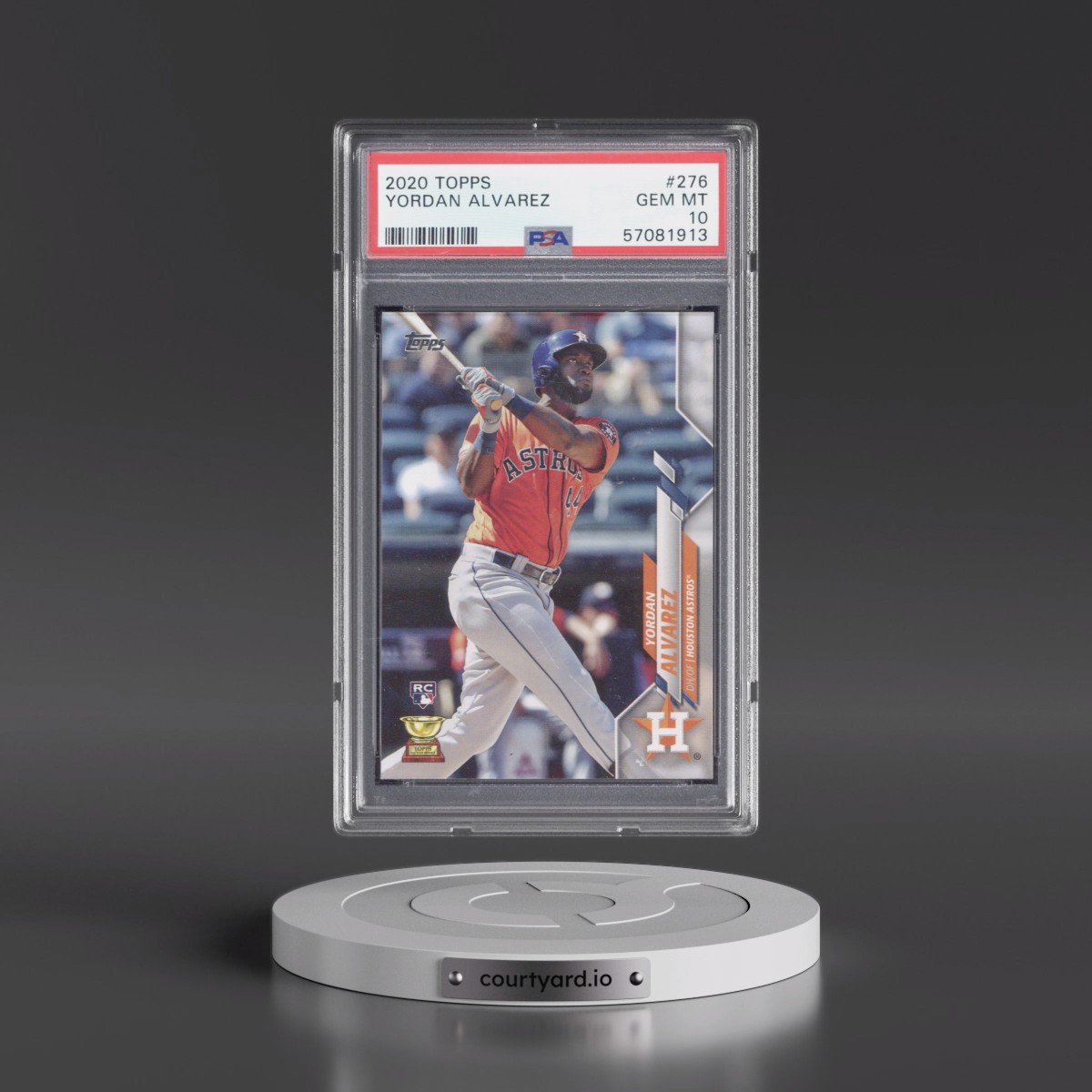 2020 Topps #276 Yordan Alvarez (PSA 10 GEM MINT)