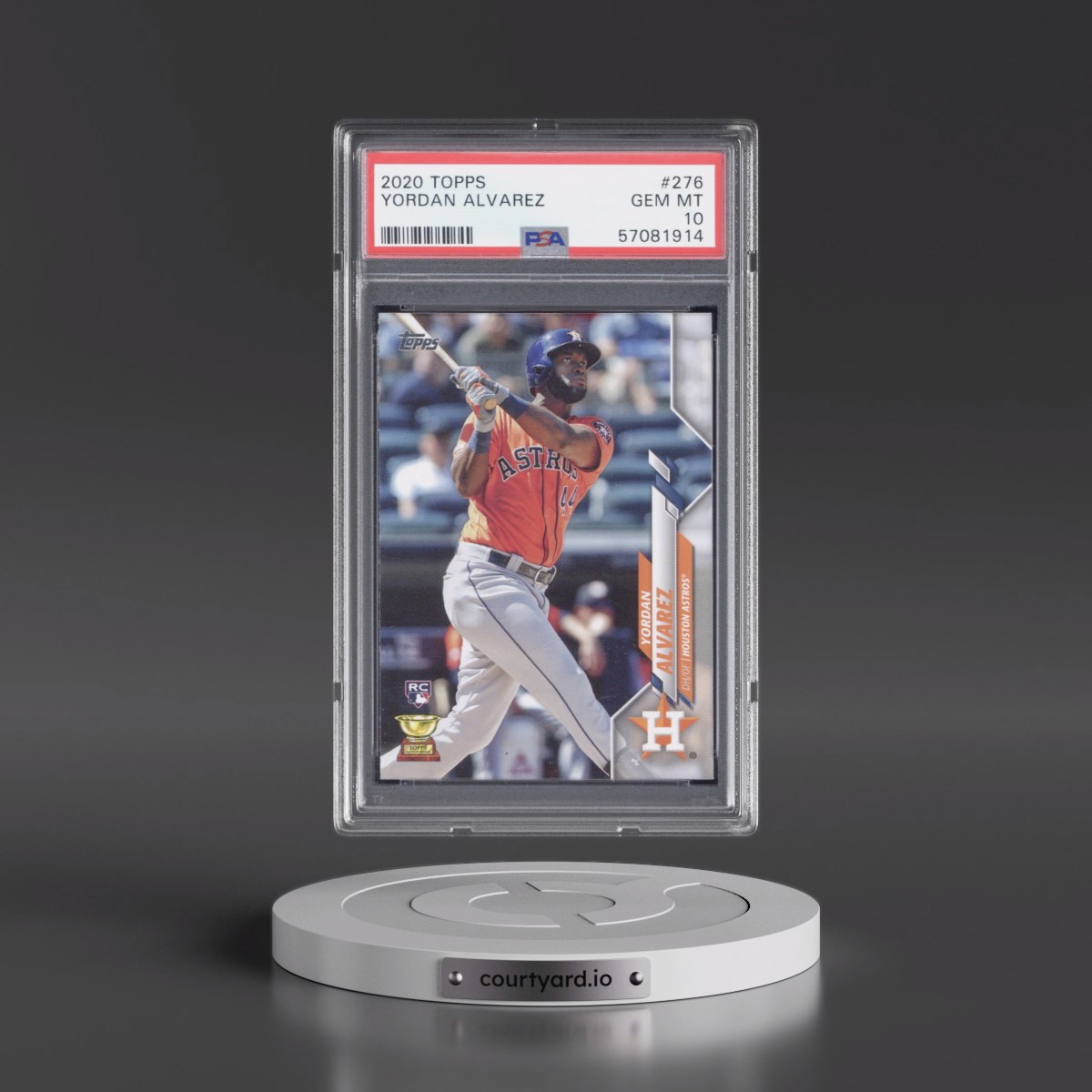 2020 Topps #276 Yordan Alvarez (PSA 10 GEM MINT)