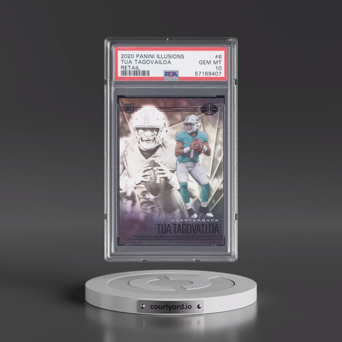 2020 Panini Illusions #6 Tua Tagovailoa - Retail (PSA 10 GEM MINT)