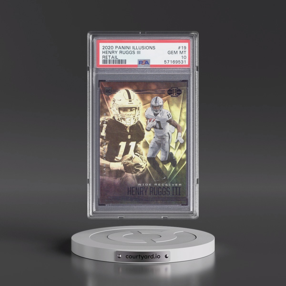 2020 Panini Illusions #19 Henry Ruggs III - Retail (PSA 10 GEM MINT)