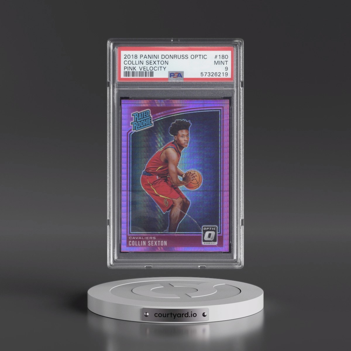 2018 Panini Donruss Optic #180 Collin Sexton - Pink Velocity (PSA 9 MINT)