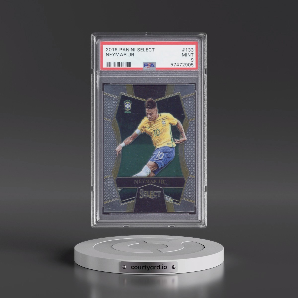 2016 Panini Select #133 Neymar Jr. (PSA 9 MINT)