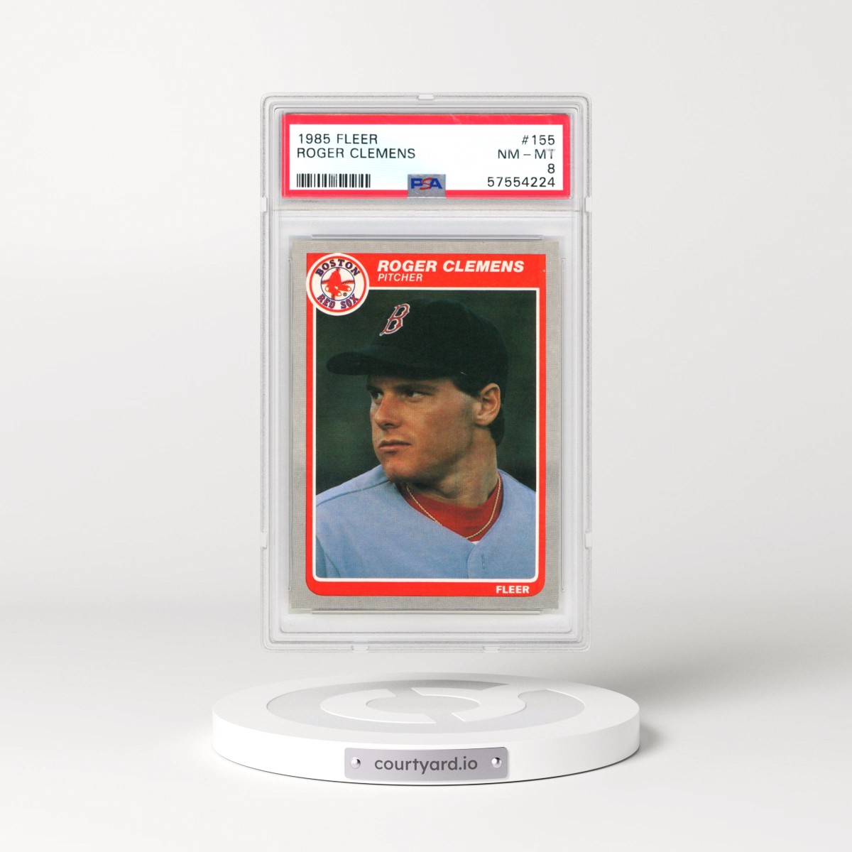 1985 Fleer #155 Roger Clemens (PSA 8 NM-MT)