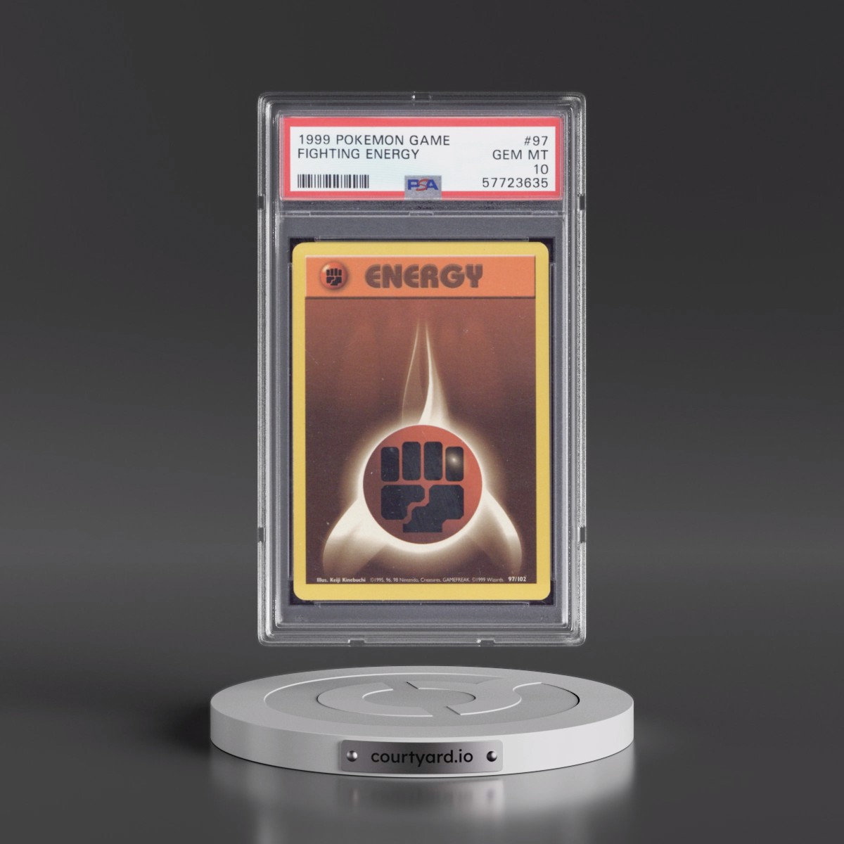 1999 Pokémon Game #97 Fighting Energy (PSA 10 GEM MINT)