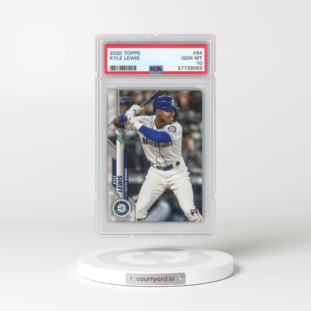 2020 Topps #64 Kyle Lewis (PSA 10 GEM MINT)