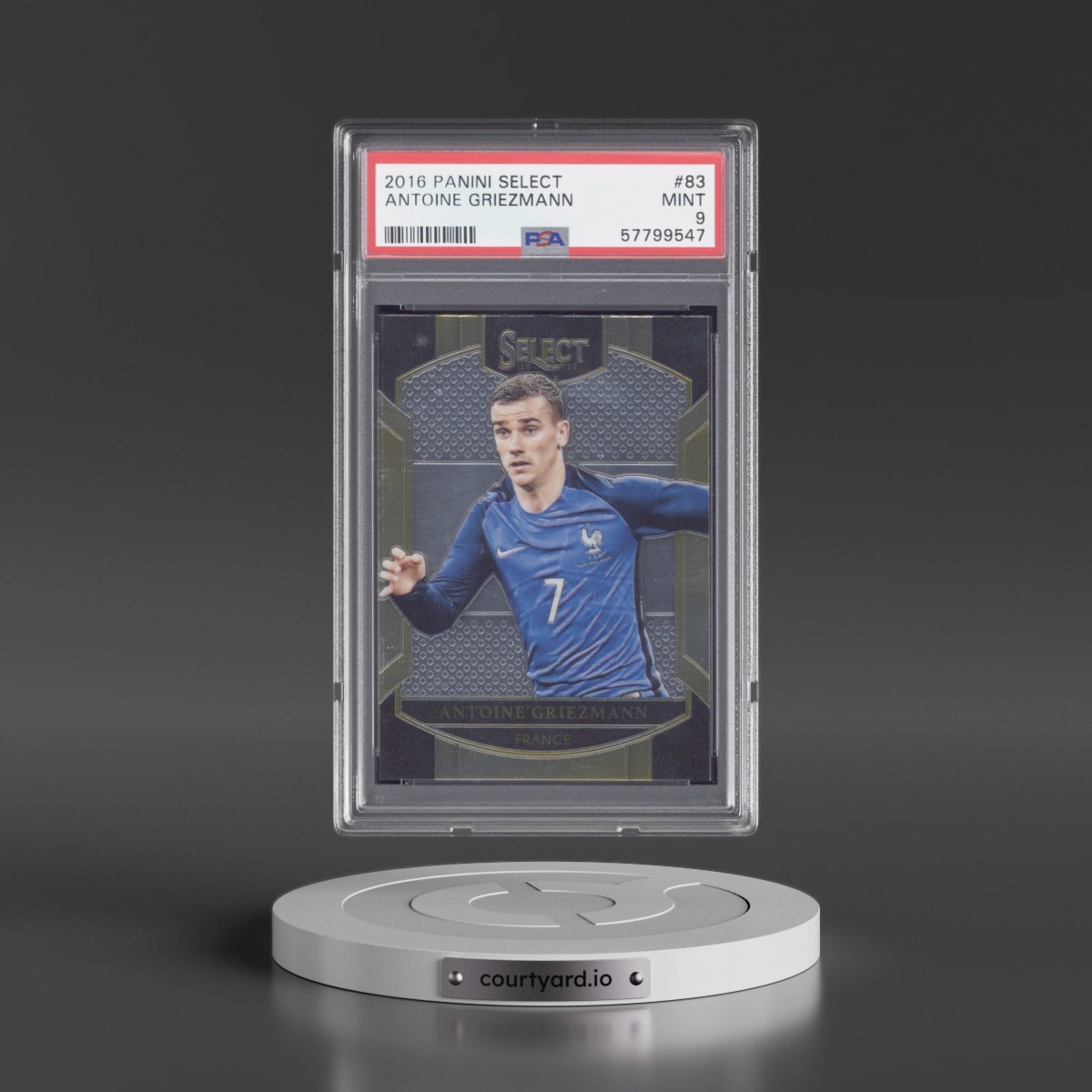 2016 Panini Select #83 Antoine Griezmann (PSA 9 MINT)