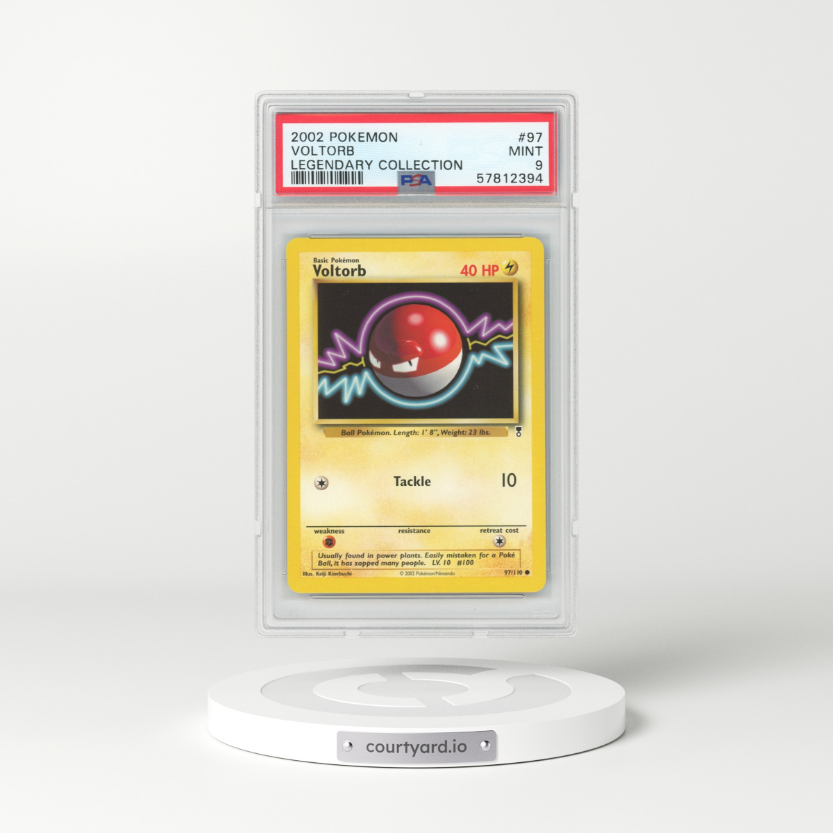 2002 Legendary Collection #97 Voltorb (PSA 9 MINT)