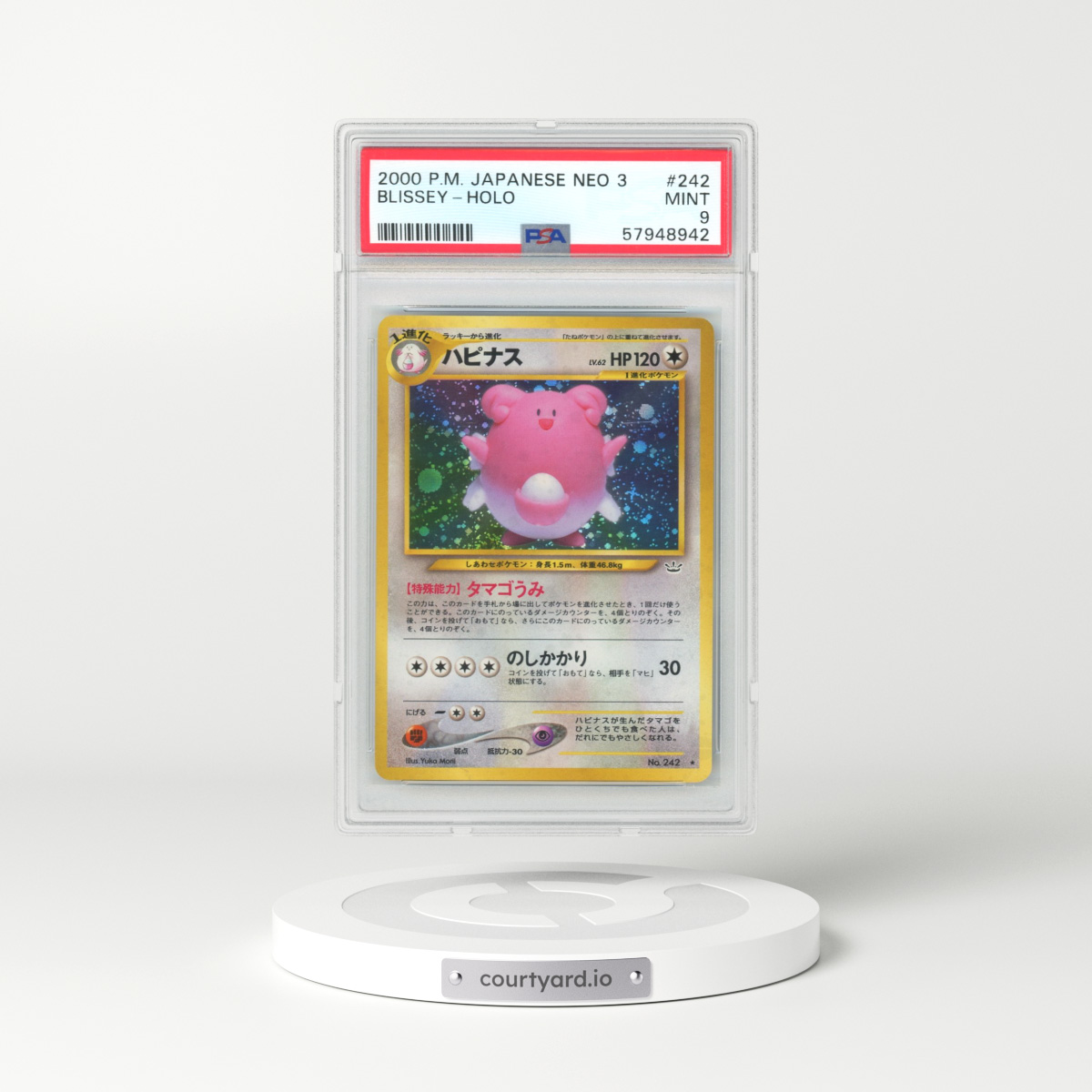 2000 Japanese Neo 3 #242 Blissey - Holo (PSA 9 MINT)