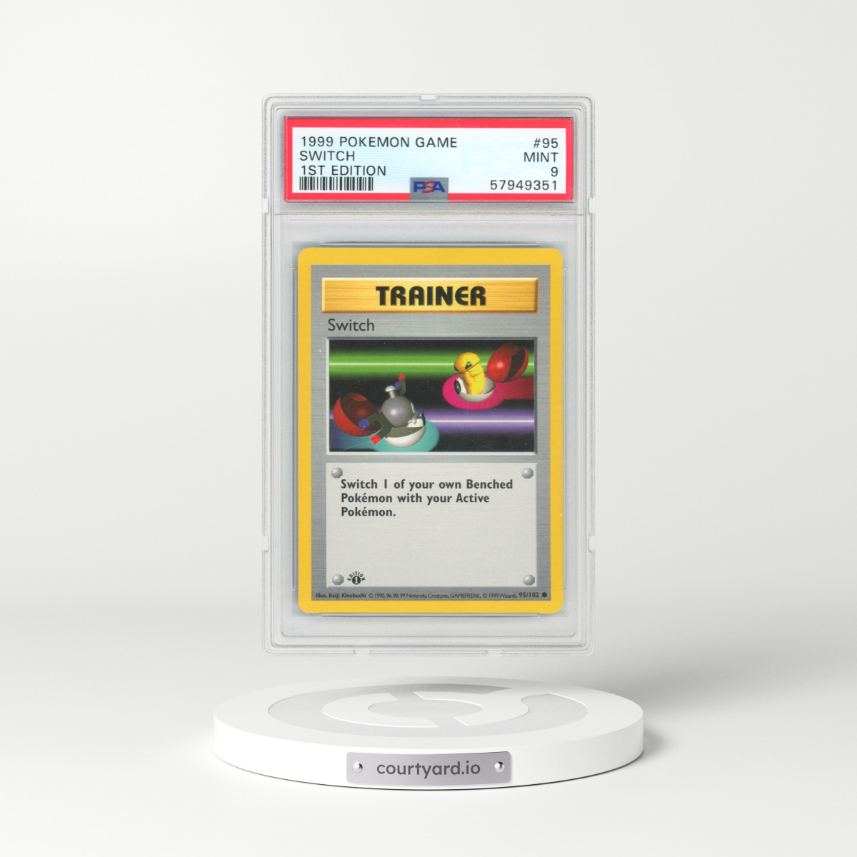 1999 Pokémon Game #95 Switch - 1st Edition (PSA 9 MINT)